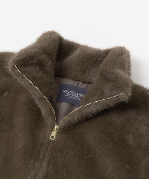 URBAN RESEARCH Sonny Label（アーバンリサーチサニーレーベル）の「ミンクライクファーブルゾン（ブルゾン・レディース・ベージュ/ブラウン・FREE）」の12枚目の写真