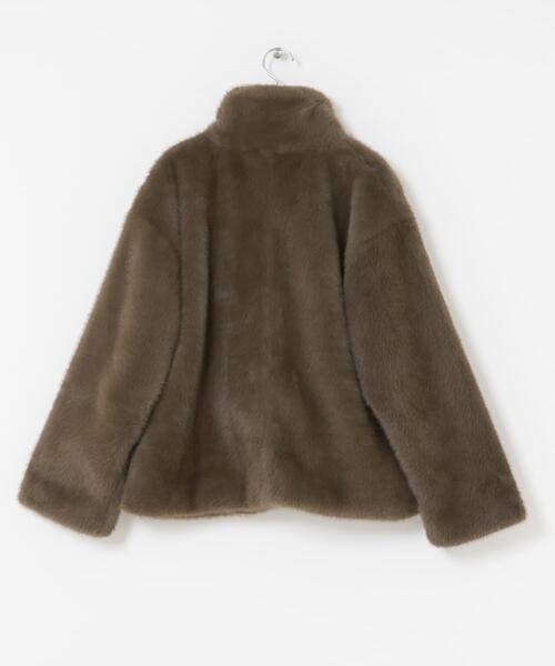 URBAN RESEARCH Sonny Label（アーバンリサーチサニーレーベル）の「ミンクライクファーブルゾン（ブルゾン・レディース・ベージュ/ブラウン・FREE）」の14枚目の写真