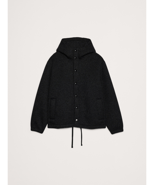 Banana Republic（バナナリパブリック）の「リブ ウールブレンド スキューバ スタジアムジャケット（その他アウター・メンズ・ブラック・M/S/XL/L）」の5枚目の写真