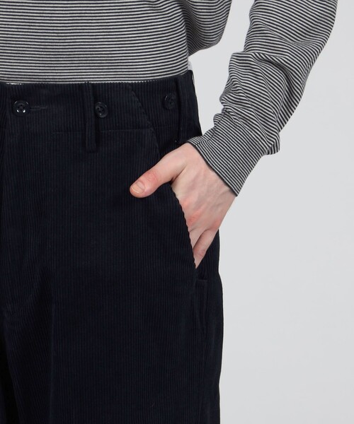 Tangent（タンジェント）の「Tangent JOHAN TAN13°  Swedish cinch back trousers  コットンコーデュロイ ワイドパンツ（その他パンツ・メンズ・ネイビー・50/48/46/44）」の8枚目の写真