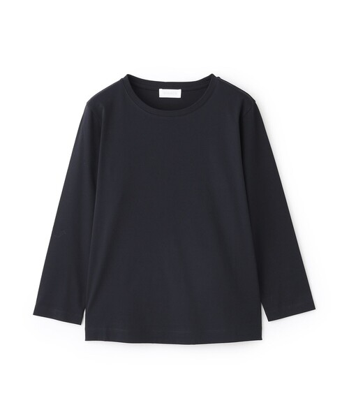 BIANCA(ビアンカ)の「【デイリーユース】バックプリントロンT(Tシャツ/カットソー・レディース・ネイビー/オフホワイト・38)」の1枚目の写真