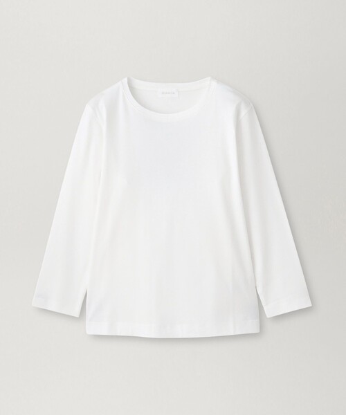 BIANCA(ビアンカ)の「【デイリーユース】バックプリントロンT(Tシャツ/カットソー・レディース・ネイビー/オフホワイト・38)」の2枚目の写真
