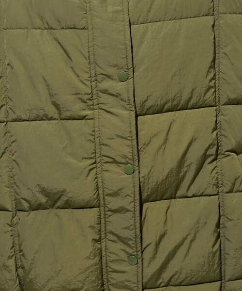 FREAK'S STORE(フリークスストア)の「限定展開 中綿キルト ボリューム フーディー ベスト(ダウンベスト・レディース・オリーブ/ブラック/グレー/ベージュ・フリ-)」の11枚目の写真
