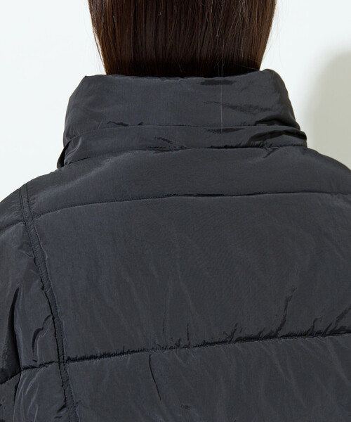 限定展開 中綿キルト ボリューム フーディー ベスト（ダウンベスト