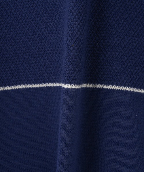 styles（スタイルス）の「CASTART KNIT 25SToki（ニット/セーター・メンズ・ネイビー/オフホワイト・M/L）」の4枚目の写真