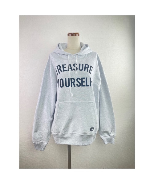 WORLD WIDE LOVE!（ワールドワイドラブ）の「YOURSELF フーディー（パーカー・レディース・ブラック/オートミール/ボルドー・1）」の12枚目の写真