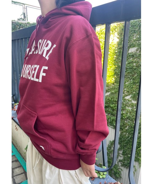 WORLD WIDE LOVE!（ワールドワイドラブ）の「YOURSELF フーディー（パーカー・レディース・ブラック/オートミール/ボルドー・1）」の22枚目の写真