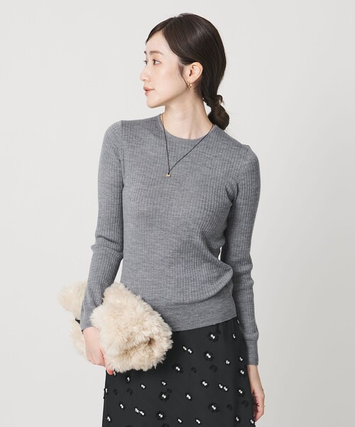 セール】リブ クルーネック ニット（ニット/セーター）｜UNITED ARROWS