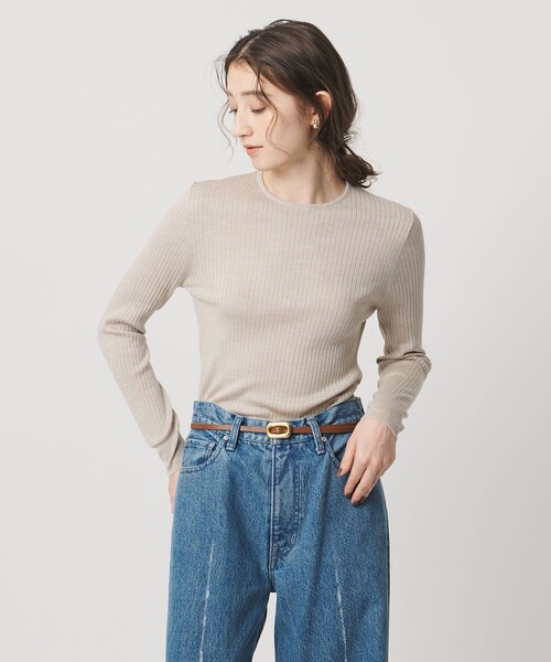 セール】リブ クルーネック ニット（ニット/セーター）｜UNITED ARROWS