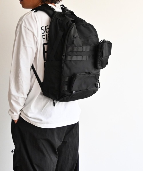 COMMON WARE（コモンウェアー）の「EM:NoiR ノアール Tweak back pack/トゥイーク バックパック（ハンドバッグ・レディース・ブラック・FREE）」の4枚目の写真