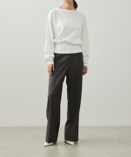 ADAM ET ROPE'(アダムエロペ)の「【EMOELLE】センタープレススラックス(スラックス・レディース・ブラック/ブラウン系その他・36/38)」の3枚目の写真