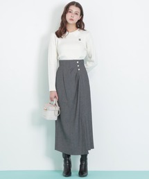 JILL by JILL STUART | ◇パール釦ラップタイトスカート(スカート)