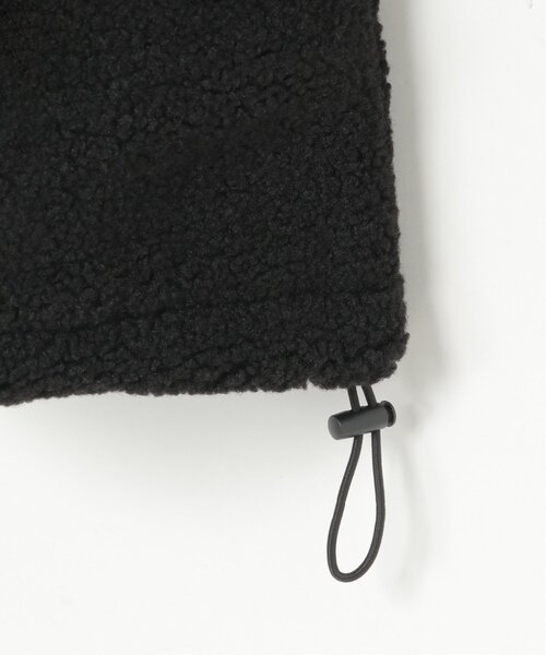 notch.（ノッチ）の「ボアジップベスト（ベスト・レディース・チャコール/ブラック/アイボリー・M）」の8枚目の写真