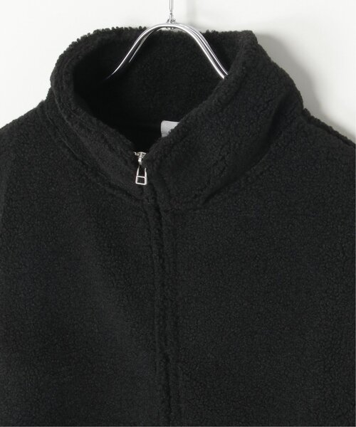 notch.（ノッチ）の「ボアジップベスト（ベスト・レディース・チャコール/ブラック/アイボリー・M）」の9枚目の写真