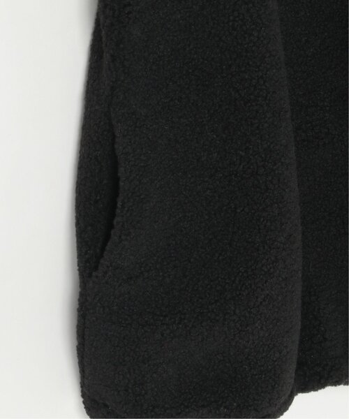 notch.（ノッチ）の「ボアジップベスト（ベスト・レディース・チャコール/ブラック/アイボリー・M）」の11枚目の写真