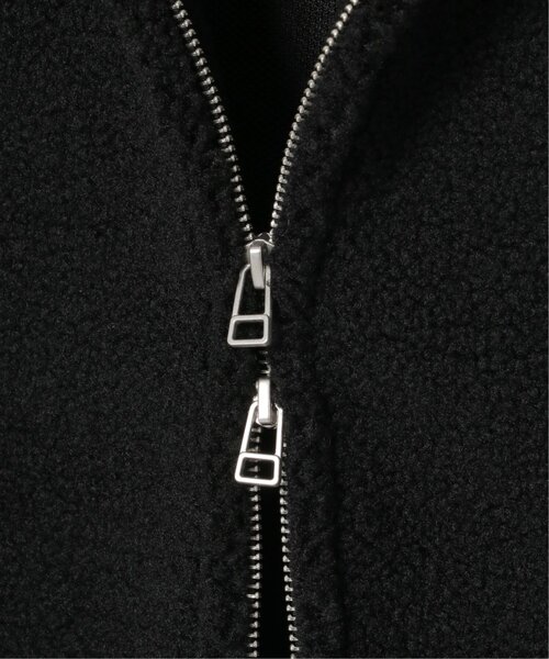 notch.（ノッチ）の「ボアジップベスト（ベスト・レディース・チャコール/ブラック/アイボリー・M）」の12枚目の写真