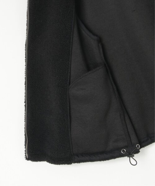 notch.（ノッチ）の「ボアジップベスト（ベスト・レディース・チャコール/ブラック/アイボリー・M）」の13枚目の写真