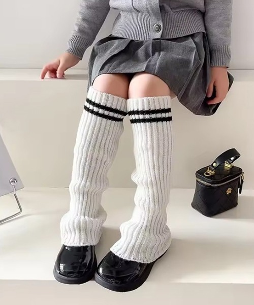 セール】【urge select】《キッズアイテム》2本ライン リブニット