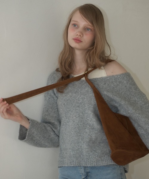 Birthday room（バースデイルーム）の「【ポーチ付き】3wayスエードライクショルダーBAG/3way suedelike shoulder bag（ショルダーバッグ・レディース・ベージュ/ブラウン・FREE）」の6枚目の写真