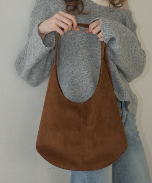 Birthday room（バースデイルーム）の「【ポーチ付き】3wayスエードライクショルダーBAG/3way suedelike shoulder bag（ショルダーバッグ・レディース・ベージュ/ブラウン・FREE）」の4枚目の写真