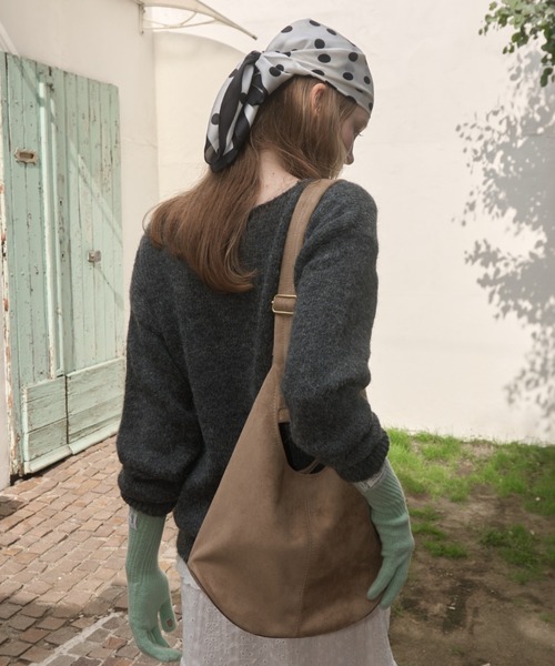 Birthday room（バースデイルーム）の「【ポーチ付き】3wayスエードライクショルダーBAG/3way suedelike shoulder bag（ショルダーバッグ・レディース・ベージュ/ブラウン・FREE）」の14枚目の写真