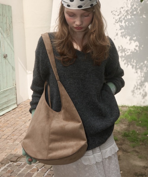 Birthday room（バースデイルーム）の「【ポーチ付き】3wayスエードライクショルダーBAG/3way suedelike shoulder bag（ショルダーバッグ・レディース・ベージュ/ブラウン・FREE）」の18枚目の写真