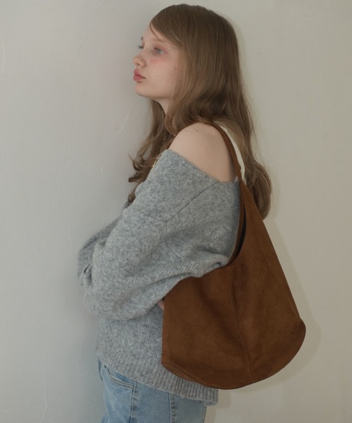 Birthday room（バースデイルーム）の「【ポーチ付き】3wayスエードライクショルダーBAG/3way suedelike shoulder bag（ショルダーバッグ・レディース・ベージュ/ブラウン・FREE）」の7枚目の写真