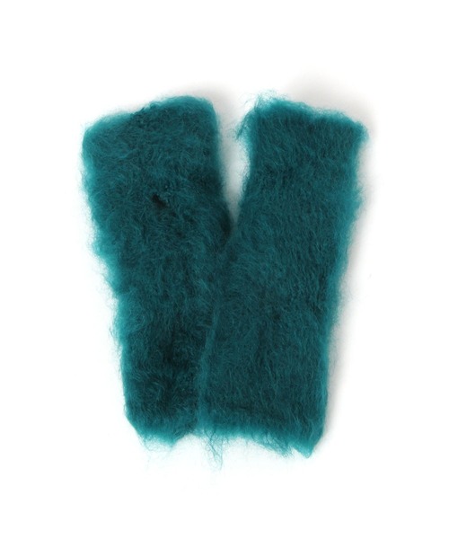 studio CLIP(スタディオクリップ)の「【Adele's】モヘアアームウォーマー(アームカバー・レディース・ブルー/ベージュ/レッド・FREE)」の3枚目の写真