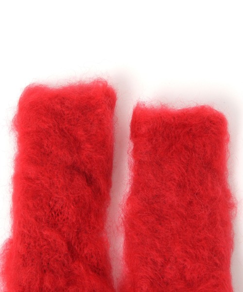 studio CLIP(スタディオクリップ)の「【Adele's】モヘアアームウォーマー(アームカバー・レディース・ブルー/ベージュ/レッド・FREE)」の4枚目の写真