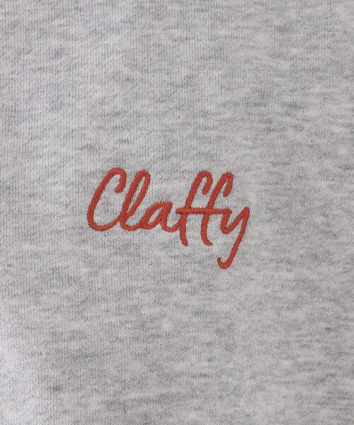 OPAQUE.CLIP(オペークドットクリップ)の「ロゴ刺繍ハーフジップトップス【洗濯機OK】(Tシャツ/カットソー・レディース・ネイビー/グレー・36/38/40)」の6枚目の写真