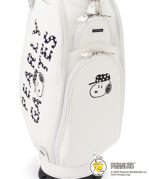 PEARLY GATES】【SNOOPY】合皮キャディバッグ ＜一部店舗&公式 