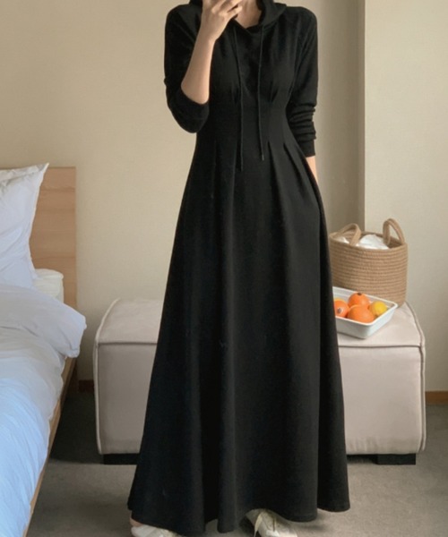 フーディスウェットワンピース