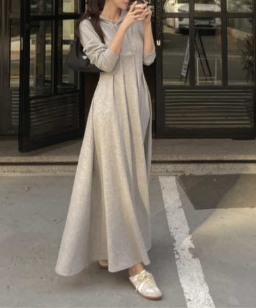 フーディスウェットワンピース