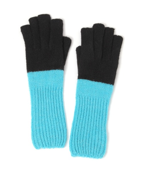 studio CLIP（スタディオクリップ）の「【daily CLIP】odds バイカラーグローブ（手袋・レディース・グレー/ブラック/キャメル・FREE）」の4枚目の写真