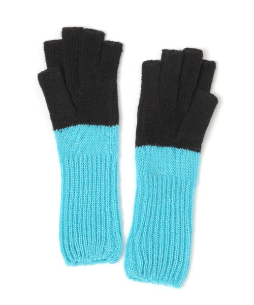 studio CLIP（スタディオクリップ）の「【daily CLIP】odds バイカラーグローブ（手袋・レディース・グレー/ブラック/キャメル・FREE）」の5枚目の写真