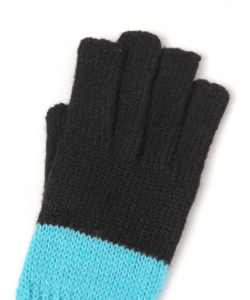 studio CLIP（スタディオクリップ）の「【daily CLIP】odds バイカラーグローブ（手袋・レディース・グレー/ブラック/キャメル・FREE）」の6枚目の写真