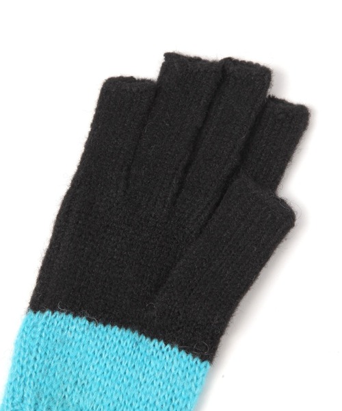 studio CLIP（スタディオクリップ）の「【daily CLIP】odds バイカラーグローブ（手袋・レディース・グレー/ブラック/キャメル・FREE）」の7枚目の写真