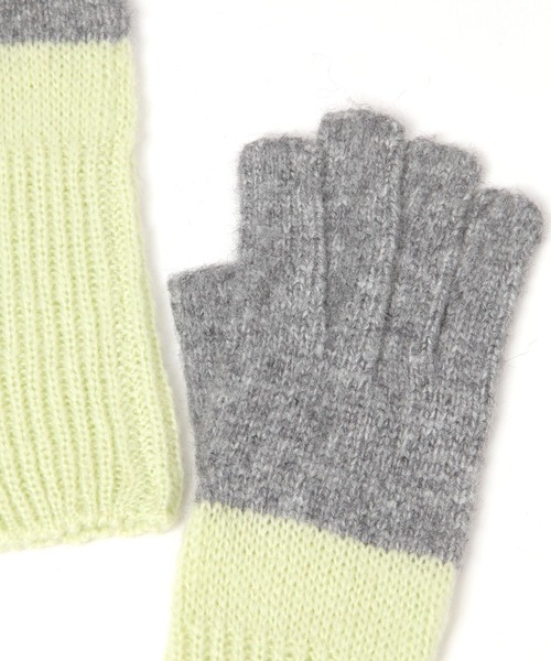 studio CLIP（スタディオクリップ）の「【daily CLIP】odds バイカラーグローブ（手袋・レディース・グレー/ブラック/キャメル・FREE）」の9枚目の写真