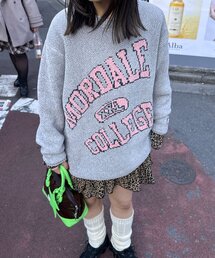 CIAOPANIC | モールカーブカレッジニット(ニット/セーター)