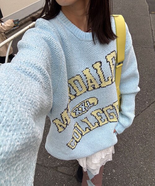 PALACE × spitfire ニットセーター S 水色 PALACE × spitfire ニットセーター S 水色