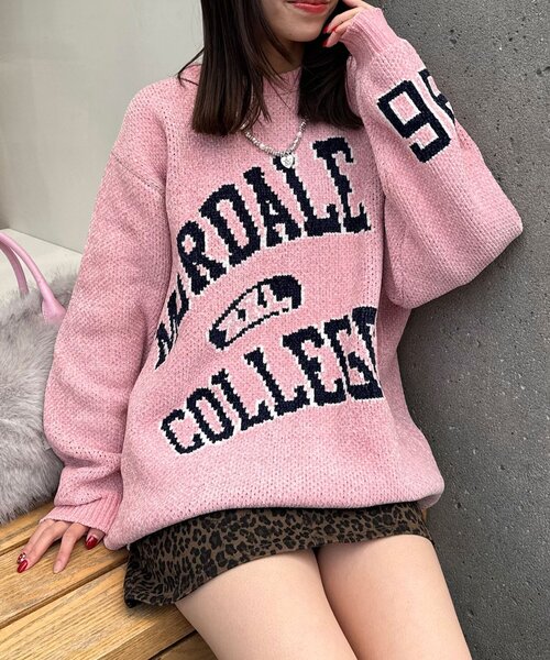 モールカーブカレッジニット（ニット/セーター）｜CIAOPANIC（チャオ