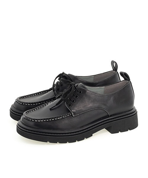 A de Vivre（アドゥヴィーヴル）の「サステナブル 晴雨兼用タンクソールシューズ（ローファー・レディース・アイボリー・S）」の5枚目の写真