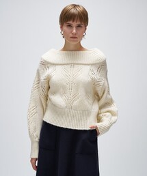 cloenc | アイレットオフショルニットプルオーバー(ニット/セーター)