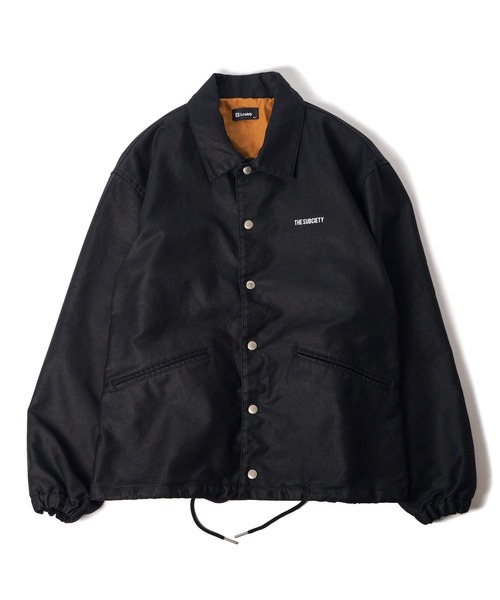 Subciety（サブサエティ）の「Jungle cloth coach jkt（ミリタリージャケット・メンズ・ブラック/オリーブ・SMALL/MEDIUM/LARGE/X-LARGE）」の3枚目の写真