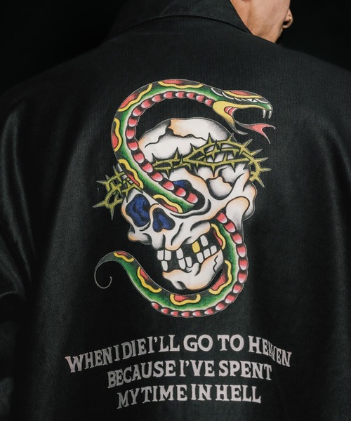 Subciety（サブサエティ）の「Jungle cloth coach jkt（ミリタリージャケット・メンズ・ブラック/オリーブ・SMALL/MEDIUM/LARGE/X-LARGE）」の8枚目の写真