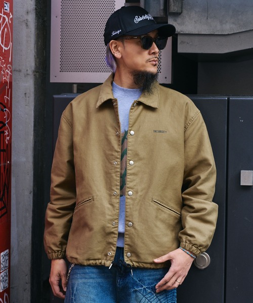 Subciety(サブサエティ)の「Jungle cloth coach jkt(ミリタリージャケット・メンズ・ブラック/オリーブ・SMALL/MEDIUM/LARGE/X-LARGE)」の16枚目の写真
