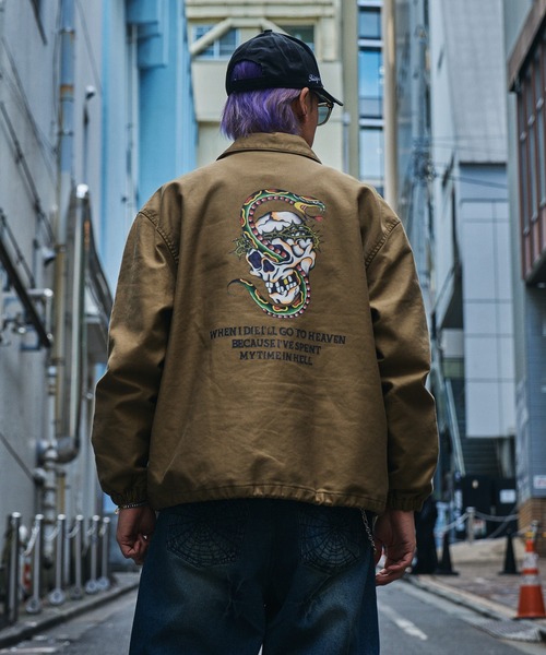Subciety(サブサエティ)の「Jungle cloth coach jkt(ミリタリージャケット・メンズ・ブラック/オリーブ・SMALL/MEDIUM/LARGE/X-LARGE)」の18枚目の写真