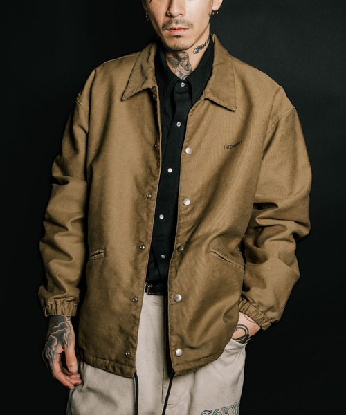 Subciety(サブサエティ)の「Jungle cloth coach jkt(ミリタリージャケット・メンズ・ブラック/オリーブ・SMALL/MEDIUM/LARGE/X-LARGE)」の20枚目の写真
