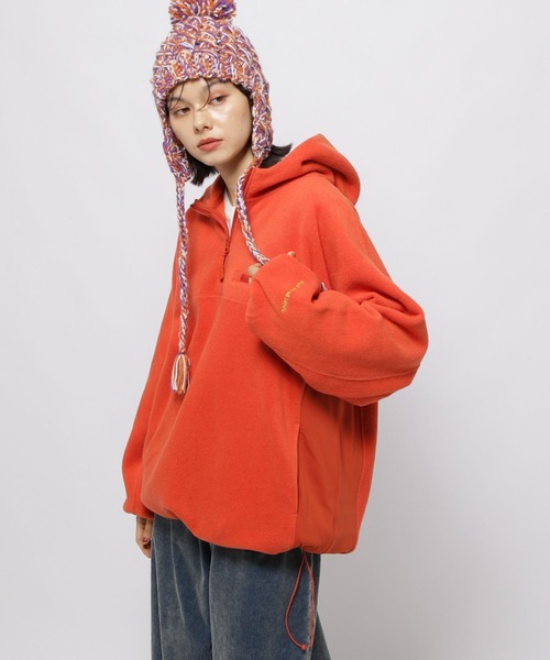 niko and（ニコアンド）の「ソフトフリース切り替えZIPパーカー