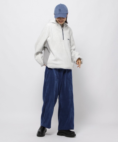 niko and...（ニコアンド）の「ソフトフリース切り替えZIPパーカー（パーカー・レディース・ベージュ/オレンジ/ライトグレー・FREE）」の8枚目の写真